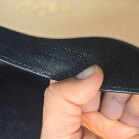 YSL Yves Saint Laurent Envelope Crossbody Bag Beige Tan - Picture 14 of 16